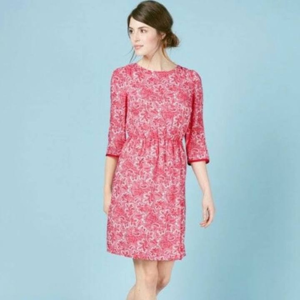 Boden Paisley Dolly Day Dress, sz 14L
